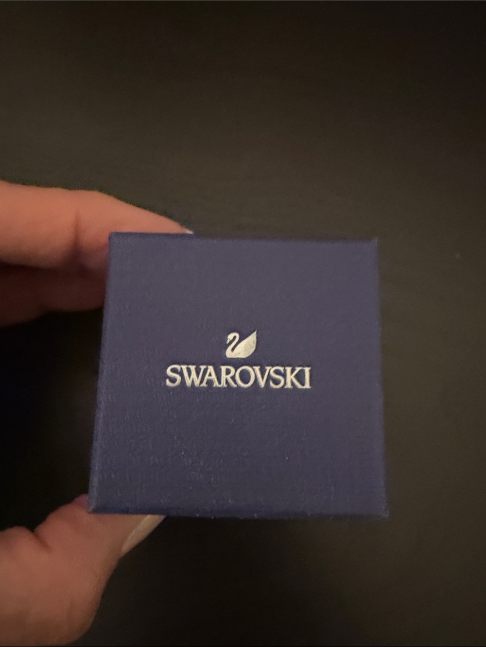 Swarovski Blue Crystal Moon and Star Ring - Blue - Picture 10 of 10